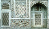 indian architectural ornament - Tomb of Itimad-ud-Daulah