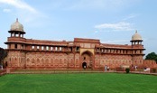 The Agra Fort is a UNESCO World Heritage site located in Agra, Uttar Pradesh, India