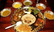 Traditional Rajasthani thali at Chokhi Dhani. Favorited by 1165 foodie. Chokhi, Sukhdeopura Nohara, Choki Dhani, Jaipur