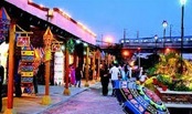 Dilli Haat is an open-air food plaza and cradia