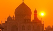 Evening view of Taj Mahal with Golden Triangle Group Tour