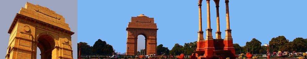 Golden Triangle Group Tour India with India Gate Delhi